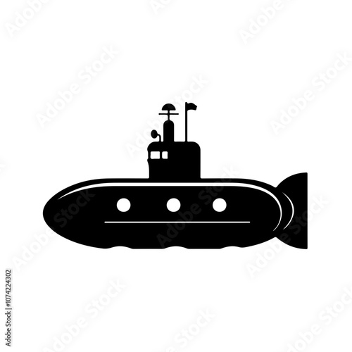 Submarine Vector Logo