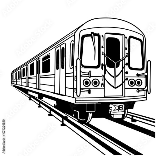 Subway Train Vector Logo
