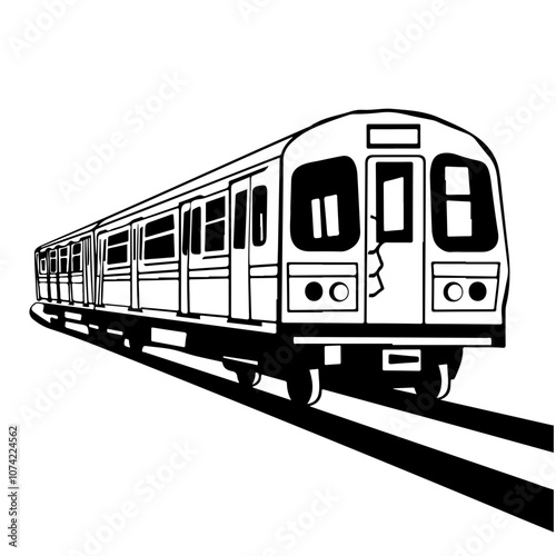 Subway Train Vector Logo