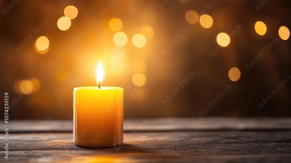 Candle flame symbolizing remembrance in dark ambience for memorial designs Candle flame symbolizing remembrance in dark ambience for memorial designs