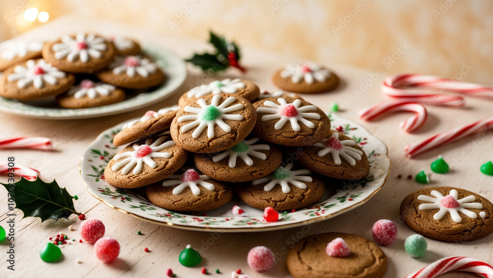 christmas cookies on the table christmas cookies on the table