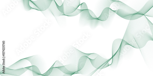 Abstract wave lines dynamic flowing colorful light isolated background. peach fuzz with dynamic waves for wedding design. Premium template with stripes and gradient mesh for banner or poster. vector