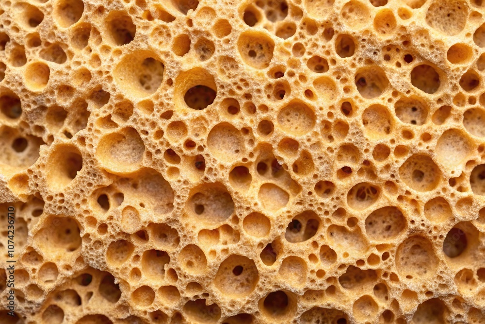 Close-up of porous texture and background Close-up of porous texture and background