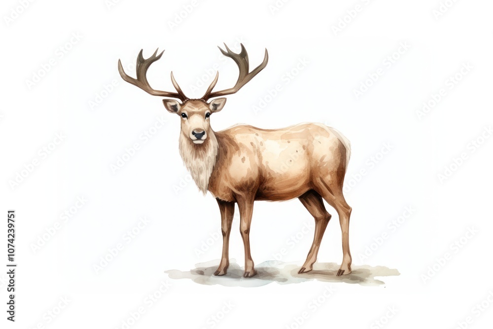 Wildlife drawing antler animal. Wildlife drawing antler animal.