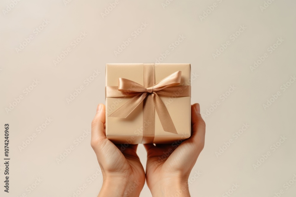 Gift holding hand celebration. Gift holding hand celebration.