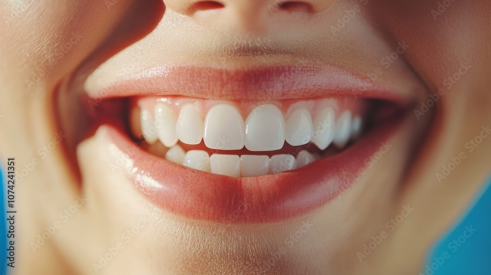 Fototapeta premium Ideal smile. Premium dental advertising