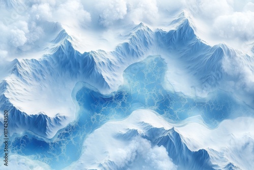 Winter Landscape Mountain Wilderness Tabletop RPG Map, Fantasy Roleplaying Exterior Snowy Forest Dungeon Battlemap, Adventure Games Encounters, Gaming Art Design, TTRPG Buildings Architecture Concept