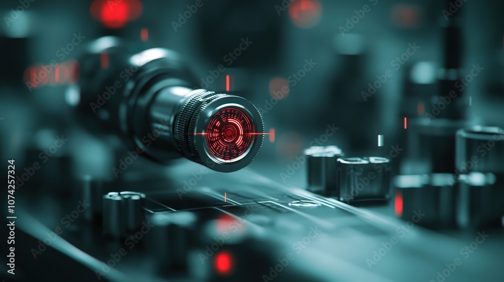 Close-up View of a Professional Microphone with LED Light and Control Buttons on a Dark Audio Mixer Background Creating a Studio Vibe Close-up View of a Professional Microphone with LED Light and Control Buttons on a Dark Audio Mixer Background Creating a Studio Vibe