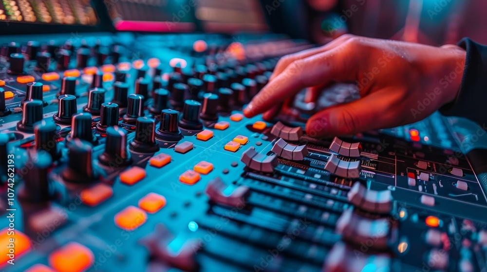 work place sound engineer's. mixing console work place sound engineer's. mixing console