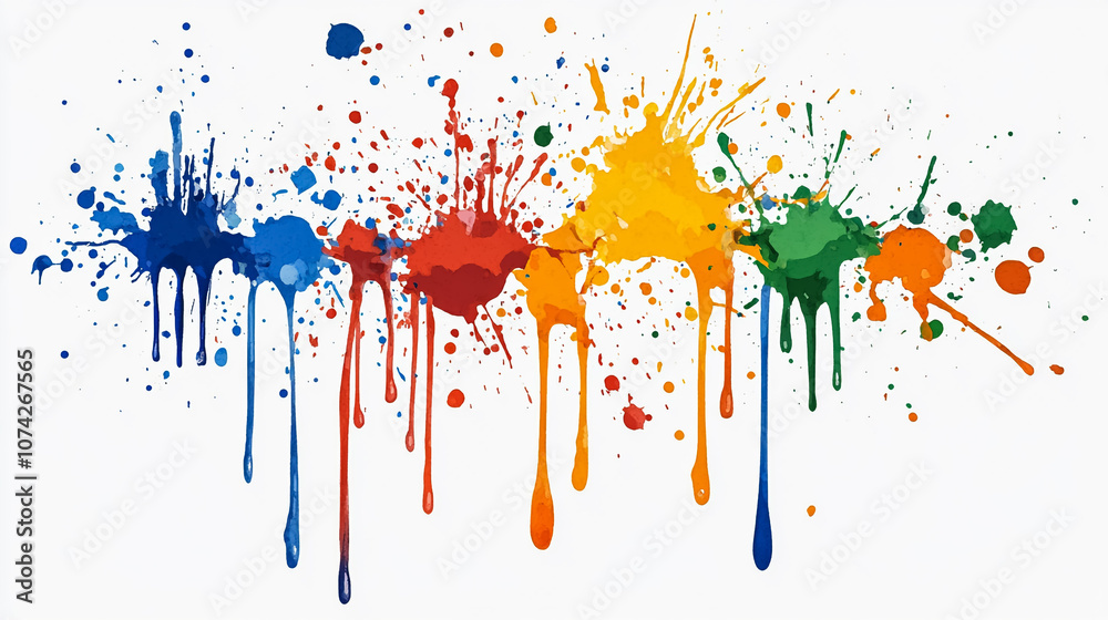 Fototapeta premium background with splashes