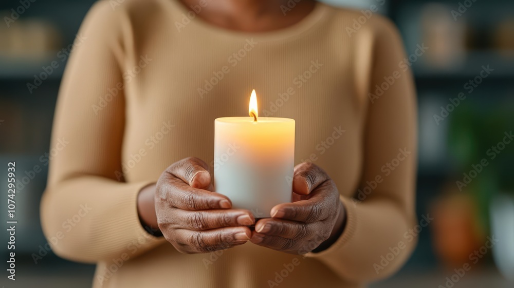 Close-up of Kinara candles with African decor, red, green, black theme, Kwanzaa holiday symbols, festive lighting, holiday spirit Close-up of Kinara candles with African decor, red, green, black theme, Kwanzaa holiday symbols, festive lighting, holiday spirit