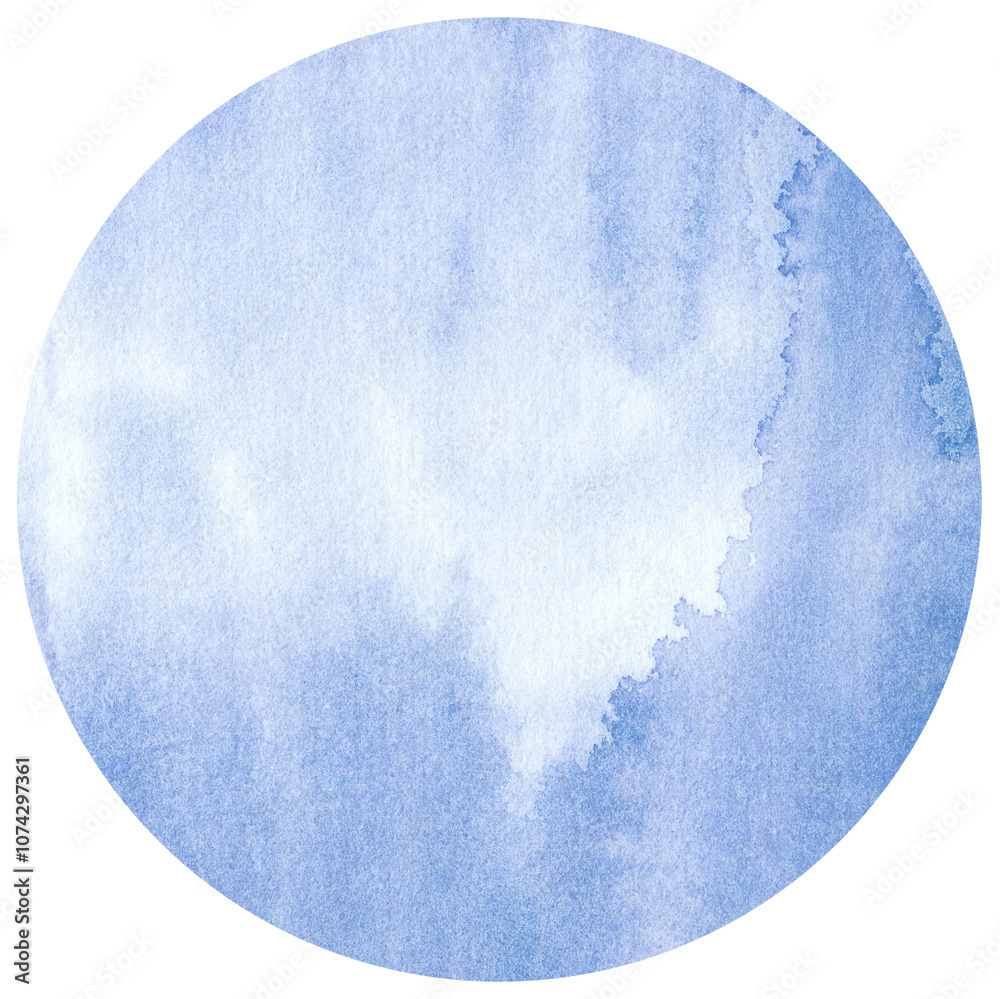 Blue Watercolor hand painted circles texture. Watercolour circle elements for design. Blue Watercolor hand painted circles texture. Watercolour circle elements for design.