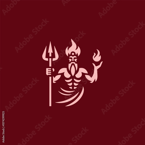 Fire god logo
