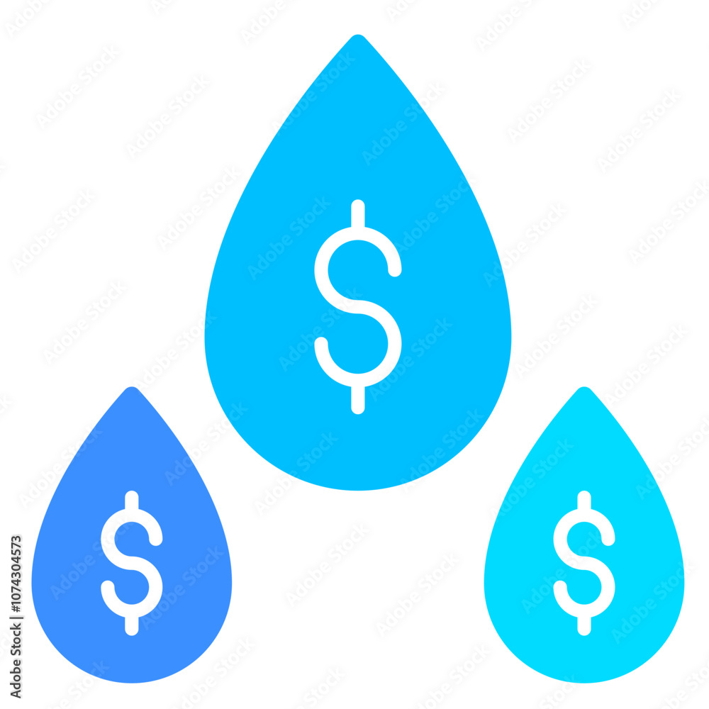 Liquidity money Icon Liquidity money Icon