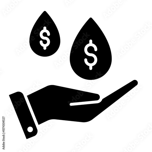 Liquidity money Icon