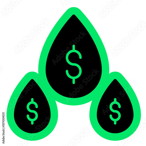 Liquidity money Icon