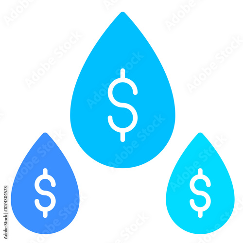 Liquidity money Icon