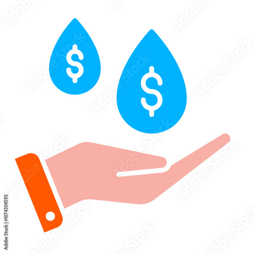 Liquidity money Icon