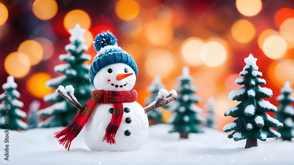 Christmas winter background with snow and blurred bokeh. Merry christmas and new year greeting card with copy-space. Christmas winter background with snow and blurred bokeh. Merry christmas and new year greeting card with copy-space.