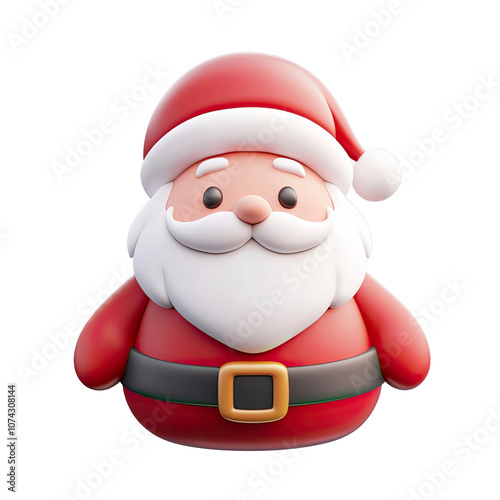 christmas decorations on transparent background, ai