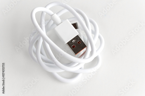 Charging cable for mobile devices with support for fast charging, USB Type-C 