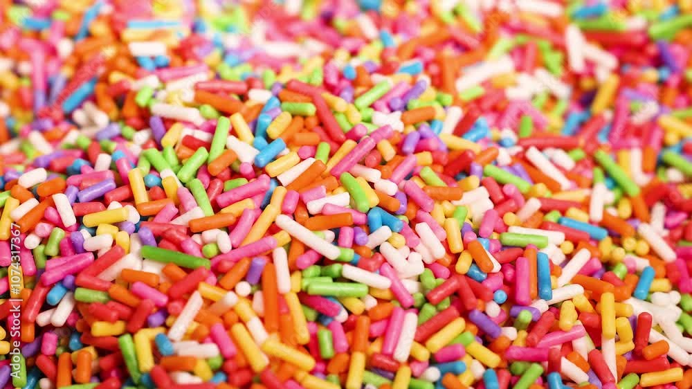 Colorful Sprinkles in Motion Colorful Sprinkles in Motion