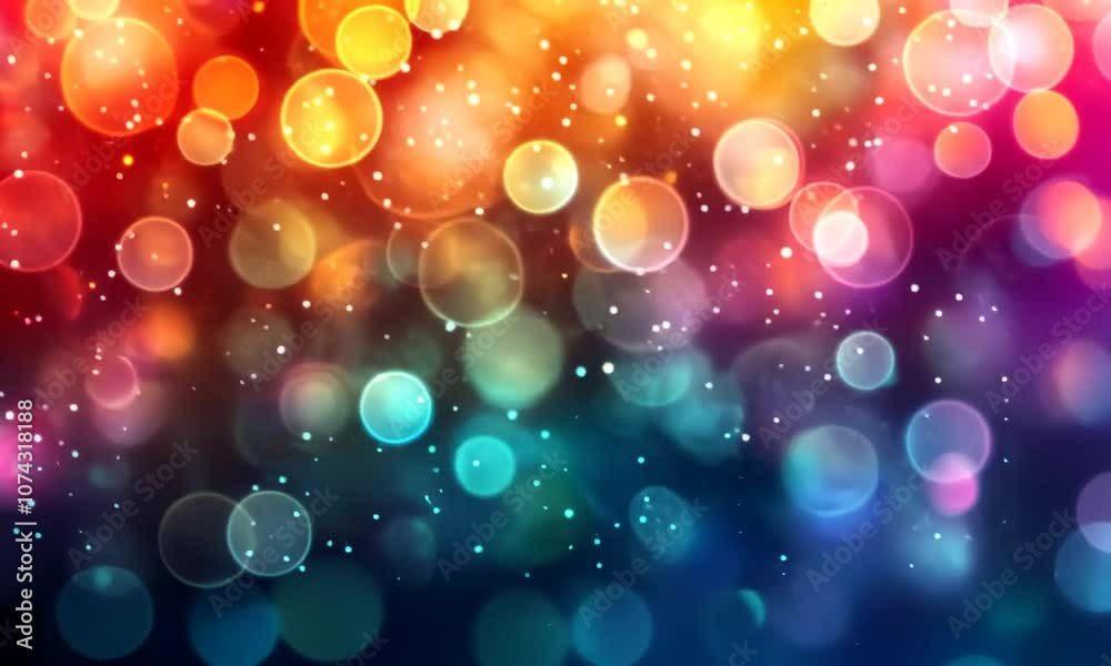 A vibrant abstract background with colorful bokeh effects and soft light. A vibrant abstract background with colorful bokeh effects and soft light.