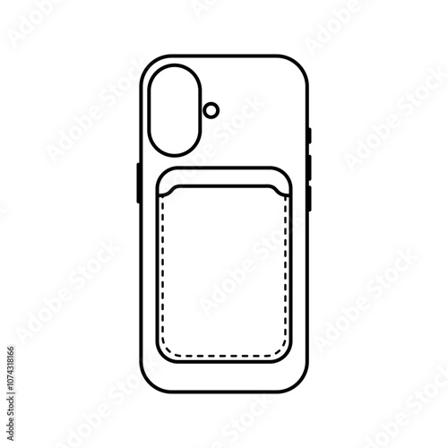 Case Card Holder Smartphone Icon For Logo And More