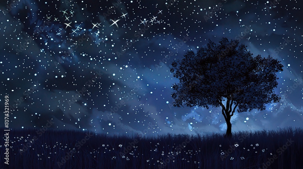 The Enchanting Starry Sky: A Vast Canopy of Twinkling Stars, Mysterious Galaxies, and the Infinite Universe The Enchanting Starry Sky: A Vast Canopy of Twinkling Stars, Mysterious Galaxies, and the Infinite Universe