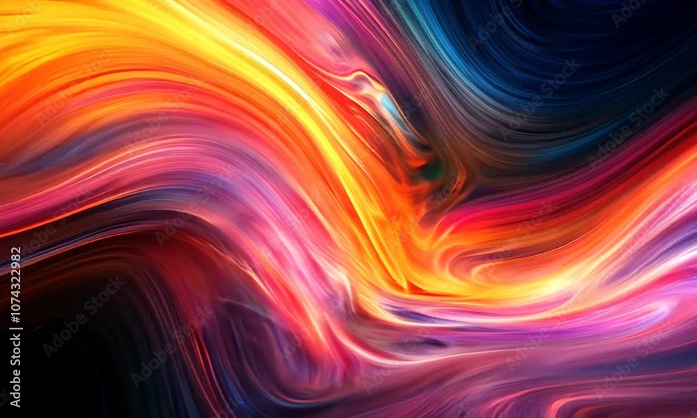 A vibrant abstract swirl of colors representing energy and movement. A vibrant abstract swirl of colors representing energy and movement.