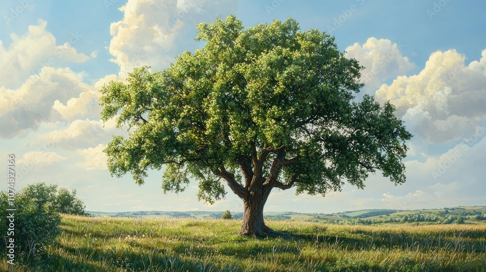 The Big Tree In The Field The Big Tree In The Field