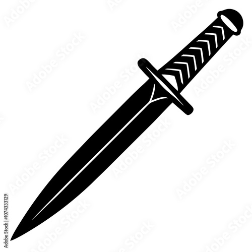 dao dagger isolated on white