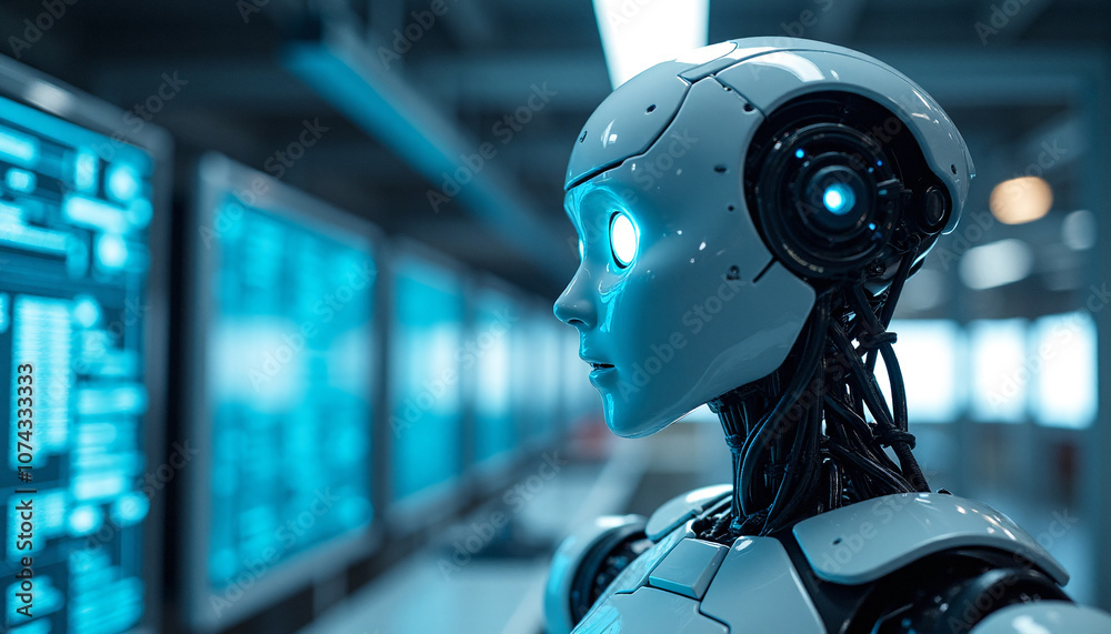 Robot in Server Room Robot in Server Room