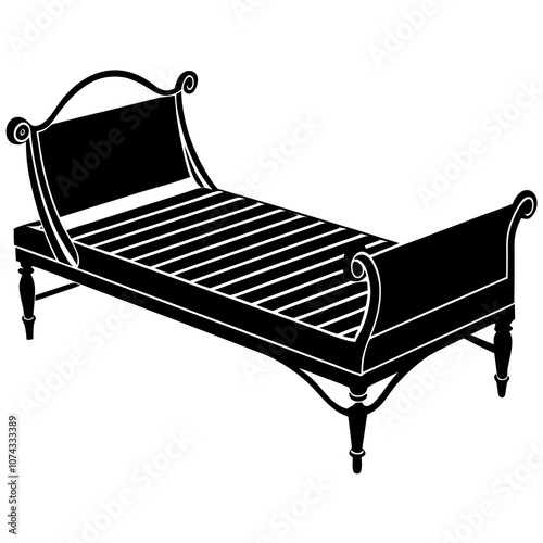 daybed on white