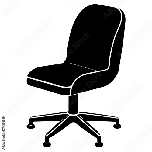 desk chair  isolated on white