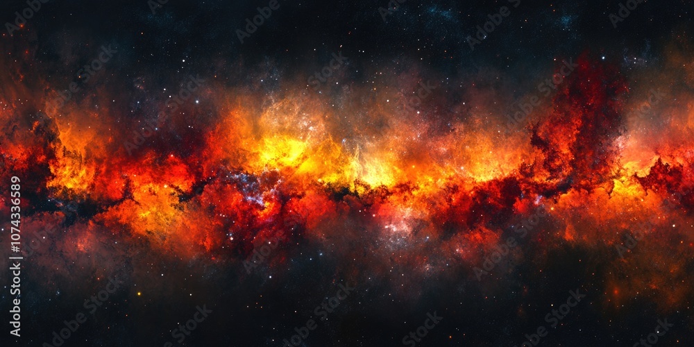 Galaxy with stars background Galaxy with stars background