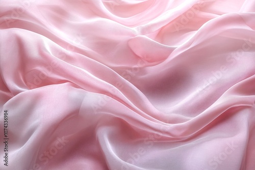 Soft Pink Fabric Texture: Smooth, Draped, and Delicate