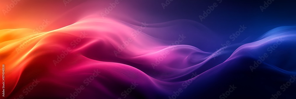 Abstract Background with Wavy Lines and Vibrant Colors Abstract Background with Wavy Lines and Vibrant Colors