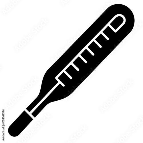 digital thermometer on white