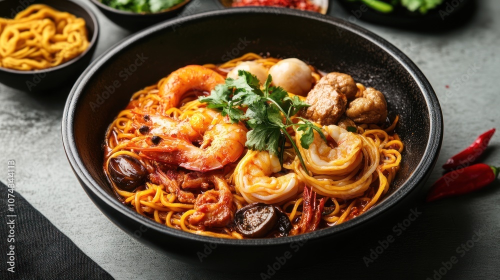 Spicy Shrimp Noodles Spicy Shrimp Noodles