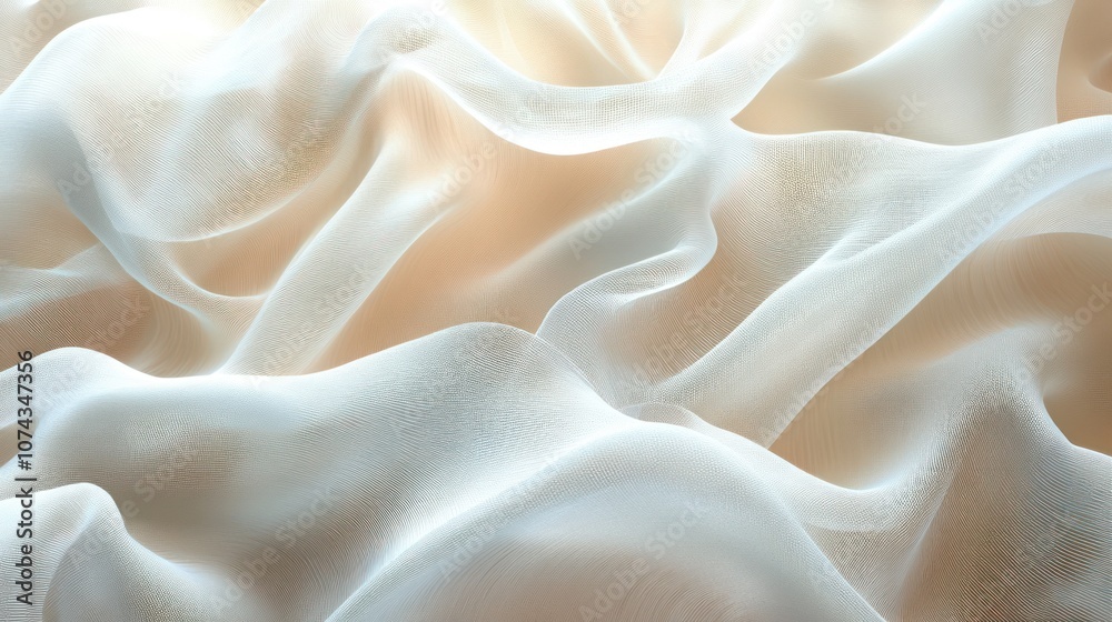 Translucent background with delicate mesh texture in off-white, adding a subtle depth and tactile feel Translucent background with delicate mesh texture in off-white, adding a subtle depth and tactile feel