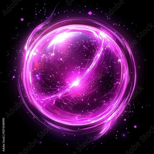 Purple glowing orb
