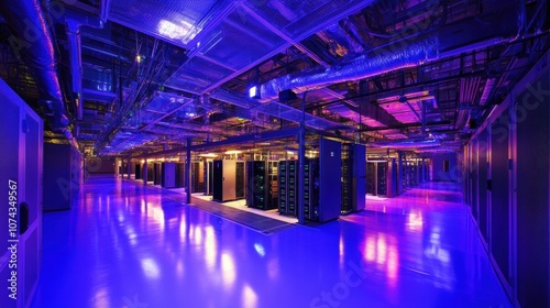Secure Datacenter with Emergency Lighting Features