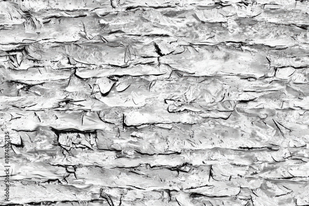 Obraz premium Black and white bark