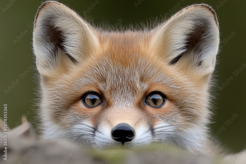 A close up of a red fox looking at the camera A close up of a red fox looking at the camera