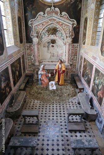 Obraz na płótnie Napoli - Cappella dell'Idra nel Chiostro di San Gregorio Armeno w salonie