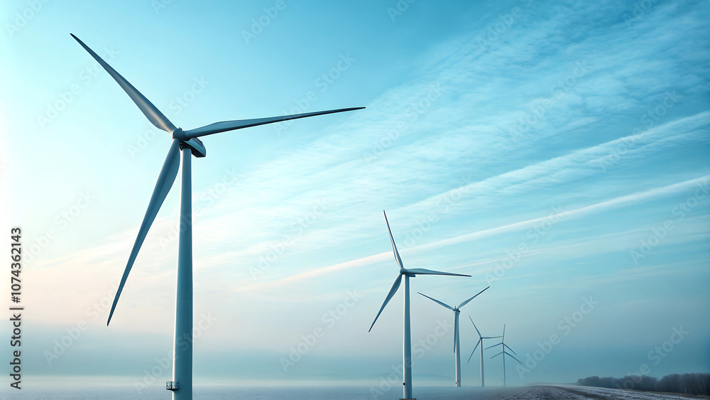 wind turbine in the wind wind turbine in the wind