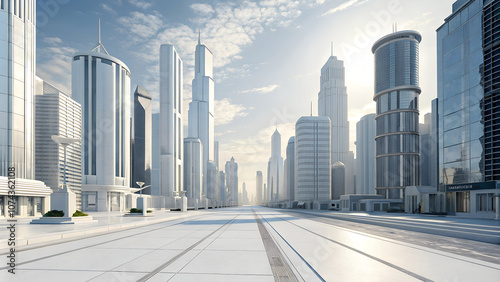 modern city skyline