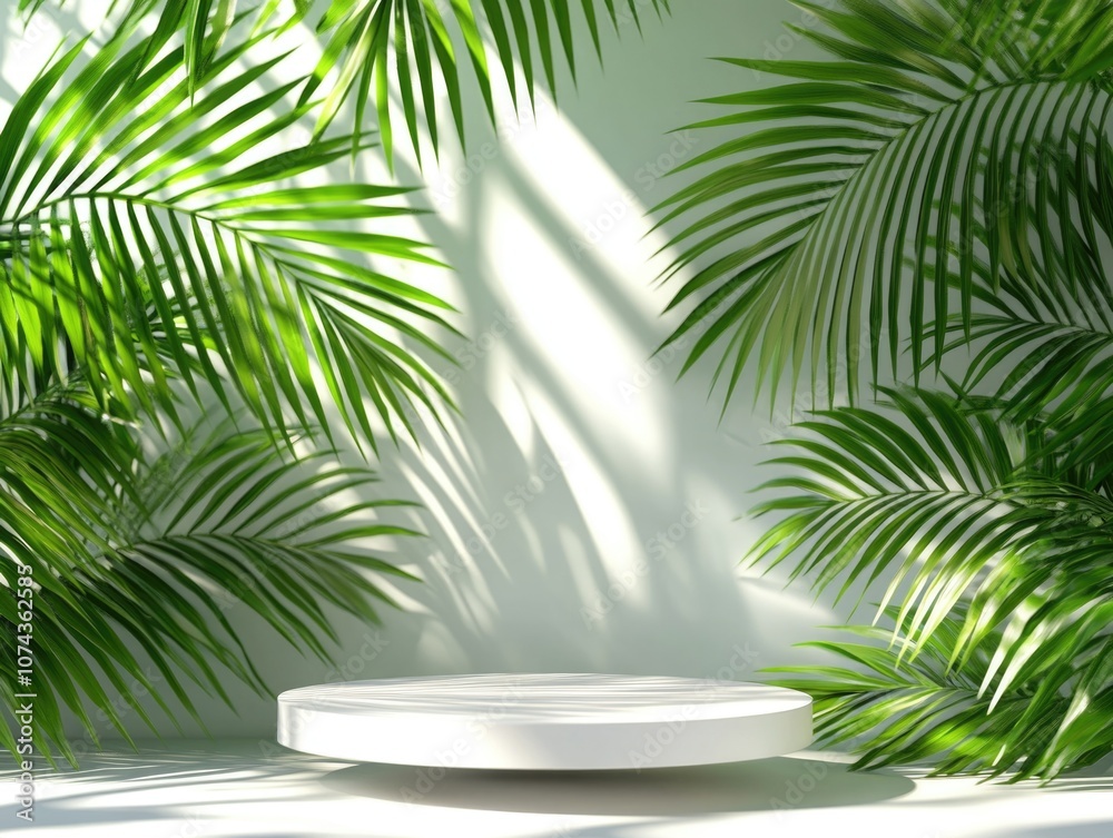Palm Tree Beach Platform