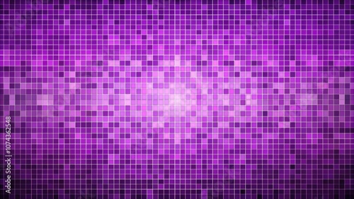 Pixelated purple shades mosaic background with square palette grid pattern, pixel, violet, lavender, monochrome, square